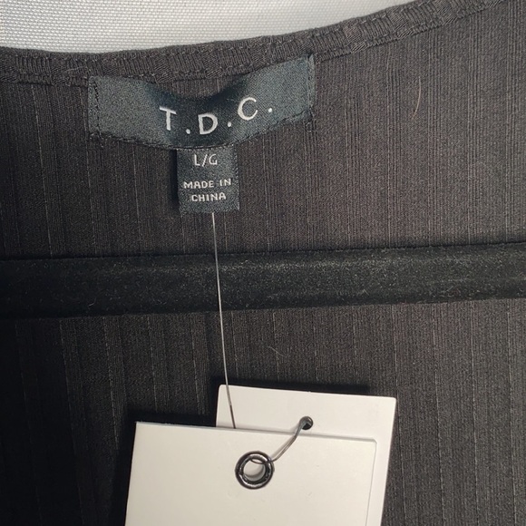 T.D.C. Topson Ribbed Puffed-Sleeve Top - Picture 6 of 8